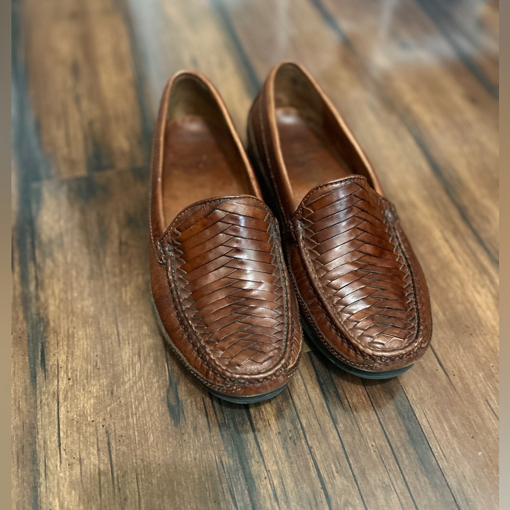 Docker’s Men’s Cognac Basket Weave Loafers